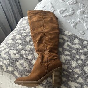 Brown Knee-High Women's Boots